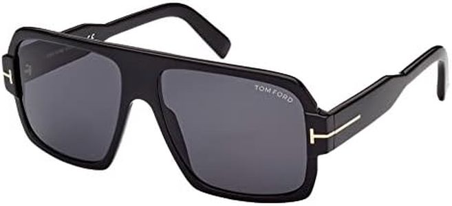 Tom Ford Gafas de Sol CAMDEN FT 0933 SHINY BLACK/GREY 58/15/145 unisex