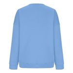 Womens Casual Sweatshirt UK 2024 Fashion Long Sleeve Crew Neck Pullover Tops Dressy Comfy Solid Color Loose Fit Blouse Ladies Elegant Fall Winter Going Out Basic Jumper Shirts