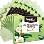 Teenitor 400 Counts Oil Blotting Sheets for face, Blotting Paper for Oily Skin Care, Green Tea Oil Absorbing Sheets, Makeup Blotting Paper Facial Tissue, Large 10cmx7cm