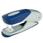 Rexel Matador Half Strip Stapler, 25 Sheet Capacity, Uses 24/6 and 26/6 Staples, Metal Body, Blue/Silver, 2100951