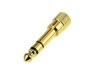 Adaptor 6.35 mm Male Stereo Jack to 3.5 mm Female Stereo Jack