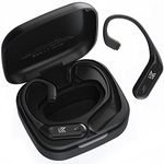 KZ AZ09Pro Bluetooth V5.2 aptX/TWS + Earbuds Hook with Mic Support/40 Hours Playback and APP Control for Standard 0.75/0.78mm 2PIN Connector (C PIN, Black)