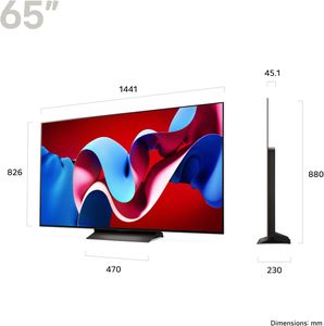 LG 65" OLED 4K Smart TV – Ultra HD HDR, ThinQ AI