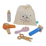 Manhattan Toy Posh Pet Day Spa Pretend Wooden Pet Grooming Play Set for Toddlers 3 Years Old and Up