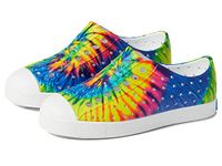 Native Shoes Unisex-Child Jefferson Print Junior Sneaker, Shell White/Shell White/Neon Multi Tie-dye, 6 US Toddler