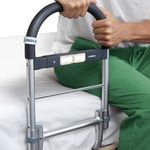 Lunderg Bed Rails for Elderly Adults Safety - with Motion Light & Non-Slip Handle - Bed Railings for Seniors - The Bed Cane Fits Any Bed & Makes Getting in & Out of Bed Easier