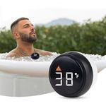 Cold Plunge Thermometer, Multifunction Floating Pool Waterproof Thermometer for Ice Bath, IP67, Accessories for Ice Bath & Cold Plunge