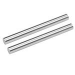 uxcell Round Steel Rod, 14mm HSS Lathe Bar Stock Tool 150mm Long, for Shaft Gear Drill Lathes Boring Machine Turning Miniature Axle, Cylindrical Pin DIY Craft Tool, 2pcs