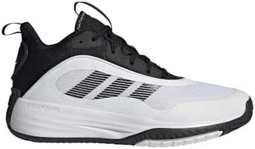 adidas Men's Own The Game 3.0 Basketball Sneaker, White/Black/Black, 8