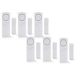 Wireless Home Security Alarm System DIY Kit - Magnetic Sensor - Guardian Protector - Window Glass Vibration Security Burglar Alarm for Homes Doors Cars Sheds Caravans Motorhomes - Price Xes (Set of 6)