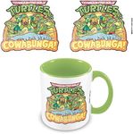 Teenage Mutant Ninja Turtles Coffee Mug (Cowabunga Design) 11oz Large Mug in Presentation Gift Box. Ceramic Mugs for Women. Ninja Turtle White Mug. TMNT Tea Mug - Official Merchandise