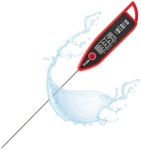 YFL Digital Meat Thermometer, Instant Read Food Thermometer, Large LCD Display, Cooking Thermometer for Oven BBQ Grill Smoker Beef Turkey Camping & Kitchen Gadgets