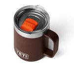 YETI Rambler 10 oz Stackable Mug, Vacuum Insulated, Stainless Steel with MagSlider Lid, Wetlands Brown