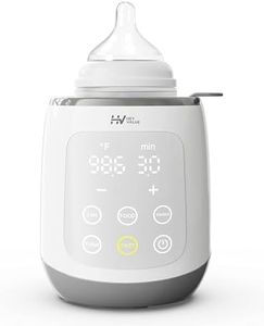 HEYVALUE Bottle Warmer, Baby Bottle Warmer 10-in-1 Fast Baby Food Heater&Thaw BPA-Free Milk Warmer with IMD LED Display Accurate Temperature Control for Breastmilk or Formula for Bottles