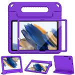 LTROP Kids Case for Samsung Galaxy Tab A8 10.5 2022, Galaxy Tab A8 Case for Kids, Light Weight Shockproof Handle Stand Case for Samsung Galaxy Tab A8 10.5” Android Tablet (SM-X200/X205/X207) (Purple)