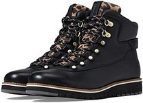 Cole Haan Zerogrand Explorer Gateway Hiker Waterproof, Black/Black/Leopard Print, 5