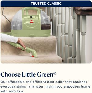 BISSELL Little Green Portable Carpet Cleaner – Spot & Stain Remover