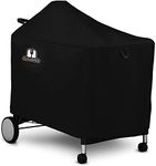 SUPJOYES BBQ Cover for Weber Performer Deluxe Charcoal, 22 Inch BBQ Cover for Weber Performer Charcoal Grills