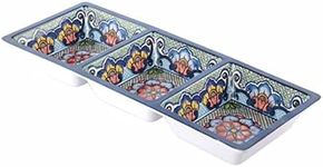 Prepara Three Section Tray, Blue Multicolor One Size