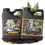 Cronk Nutrients Bonnie and Clyde Autoflower Plant Food - Fertilizer Kit - Liquid Fertilizer for Vegetative, Flowering Stage - Packed with Micronutrients to Support Plant Growth - 1L