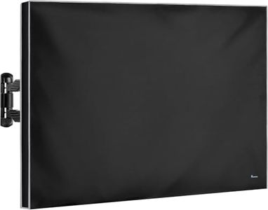 Outdoor TV Cover 50 Inch weatherproof | TV Cover for Outside | 50 Inch Outdoor waterproof Smart Shield TV Screen Protector for Outside-Gray
