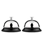 Service Bell, Call Bell, Desk Bell, Big Button, 2Pack, Improved Version