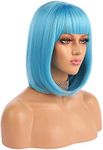 eNilecor Short Bob Hair Wigs 12" St