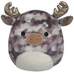 Squishmallows 14-Inch Brown Marbled Moose with Cream Belly Plush - Add Greggor to Your Squad, Ultrasoft Stuffed Animal Large Plush Toy, Official Kelly Toy Plush