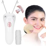 Pivdo Electric Slique Threading Tool, Eyebrow Trimmer for Women Epilators Trimming for Women Full Body & Mini Facial Hair Remover Threading Machine Tool for Women Face Hair Removal Epilator for Women