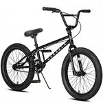 cubsala 18 Inch Big Kids BMX Bicycle Freestyle Bike for Age 5 6 7 8 9 Years Old Boys Girls and Youth Beginners, Black