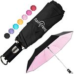 Pink Umbrella Compact Umbrella Wind