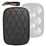 LKV 10.63 ″ Motorcycle Rear Passenger Seat Pillion Cushion Pad with 8 Suction Cups Replacement for Harley Sportster 883 1200 Dyna Bobber Custom Chopper