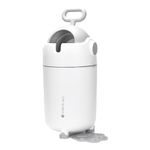 Bamodi Nappy Bin - Odor Nappy Bucket with Lid Locking Lid - Modern Diaper Bin with Built-in Compartment for Changing Essentials - Hygienic Disposal Baby Nappy Bin - Diaper Pail