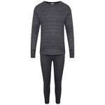 KidCollection Kids Thermal Set -Charcoal - Age 12-13 Years - KC164-G-12-13