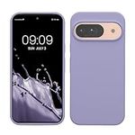 kwmobile Case Compatible with Google Pixel 9 / Pixel 9 Pro Case - TPU Silicone Phone Cover with Soft Finish - Lavender