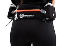 Premium Quality No Bounce Runners Hydration Belt with Reflectors, Smartphone Pocket & BPA Free Water Bottles