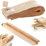 ZENFUN 100 Pack Baguette Paper Bags with Clear Front Window, Fresh Bread Loaf Kraft Packing Bags, 23"x4"x1.6" Long Bread Kraft Paper Bakery Storage Bag for Homemade Bread, French Bread, Sandwich