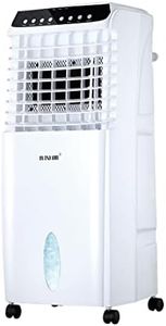 Maxkon 10L Portable Air Conditioner with 1300CBM/hour Air flow Evaporative Air Cooler Fan with Ionizer/Humidifier Conditioner for 20-30CBM Home, Office