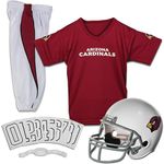 Franklin Sports Arizona Cardinals Kids Football Uniform Set - NFL Youth Football Costume for Boys & Girls - Set Includes Helmet, Jersey & Pants - Large