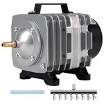 Kulife Large Flow High Pressure Commercial Air Pump Hydroponic Air Pump 1780GPH / 100W for Aquarium, Fish Tank, Pond, Septic, Fish Farm and Seafood Restaurant