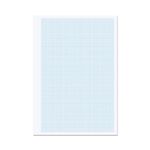 RHINO A4 Loose Leaf Graph Paper, 500 Sheets / 1000 Page, 10mm Graph Ruling, Non Hole Punched, School & Office Stationery Supplies