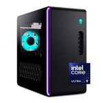 Alienware Aurora Gaming Desktop ACT1250 - Intel Core Ultra 9 285 Processor, Liquid Cooled, NVIDIA GeForce RTX 5080, 32GB DDR5 RAM, 1TB SSD, 1000W Platinum Rated PSU, Windows 11 Home - Clear Panel
