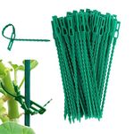 60 PCS Plant Support for Climbers Plant Support Sticks Plant Climbing Wall Clips Plant Ties Twist Tie Plant Holder Tie for Garden Accessories(17cm)