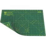 ANSIO Craft Cutting Mat Self Healing A3 Double Sided 5 Layers - Quilting, Sewing, Scrapbooking, Fabric & Papercraft - Imperial/Metric 17 Inch x 11 Inch / 42cm x 27cm - Green/Green