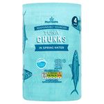 Morrisons Tuna Chunks In Spring Water, 4 x 145g