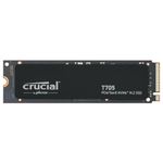 New 2024 Crucial T705 4TB PCIe Gen5 NVMe M.2 SSD - Up to 14,100 MB/s - Game Ready - Internal Solid State Drive (PC) - +1mo Adobe CC - CT4000T705SSD3