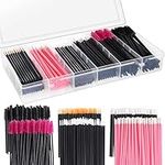 270 Pcs Disposable Makeup Applicators Kit, Mascara Wands Lip Applicators Disposable Eyeliner Brush for Women Makeup Artist Supplies with Storage Box