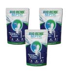 Bio Reme Septic Tank Cleaner Bacteria Reduces Sludge Build-Up Odour Removing Powder Bacteria Eco Friendly Available In Pack of 3 (750 Gms)