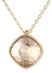 Signature 1928 "1928 Signature Collection Gold-Tone Golden Shade Faceted Swarovski Crystal Necklace, 16.5"