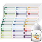 Baby Bottle Labels for Daycare Supplies, 144 PCS Waterproof Daycare Labels Self Laminating, Dishwasher Safe, School Name Labels Stickers for Kids Stuff, Toddler Name Tags for Plastic Water Bottle